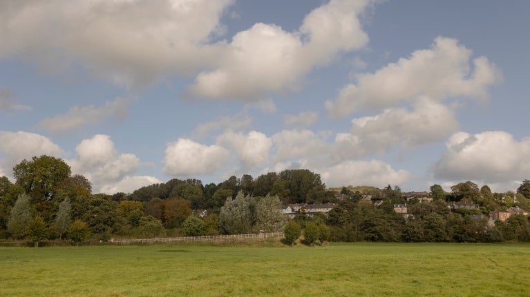 Clouds rolling across the sky at Bathampton Meadows.